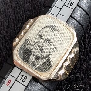 John F Kennedy and Lyndon B Johnson Flicker Rings